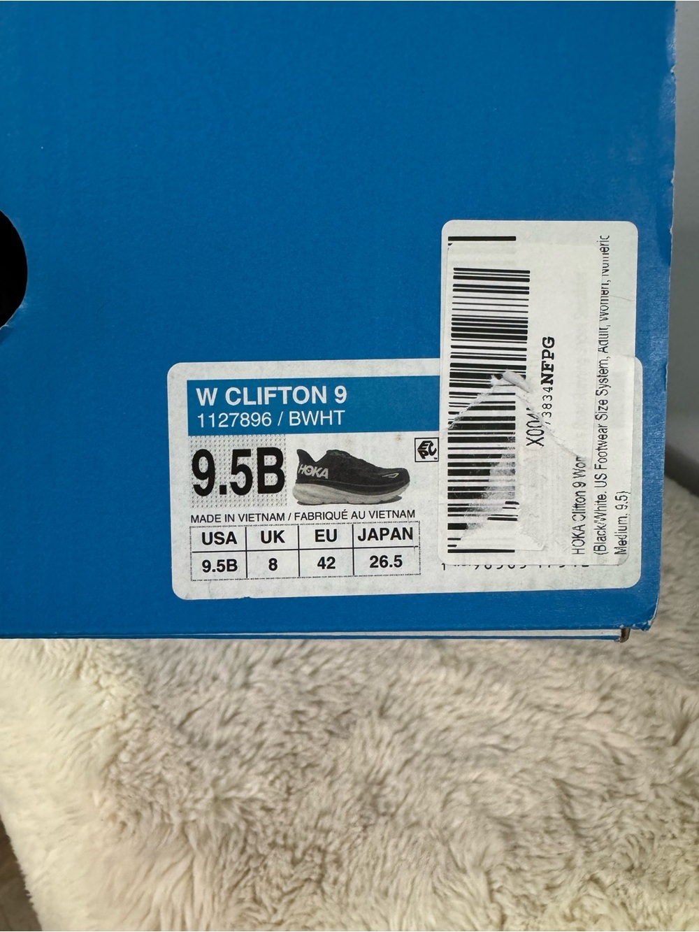 Women’s Hoka Size 9.5 - Clifton 9 - Picture 6 of 6